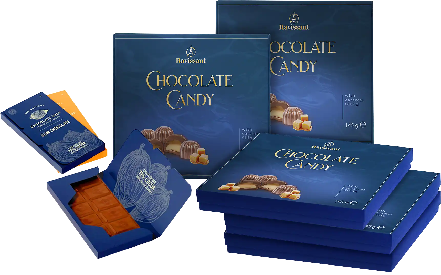 Custom chocolate boxes